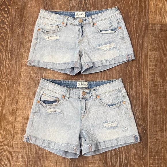 Aeropostale Distressed Jean Shorts – Set of 2 – Size 5/6 - Picture 3 of 12
